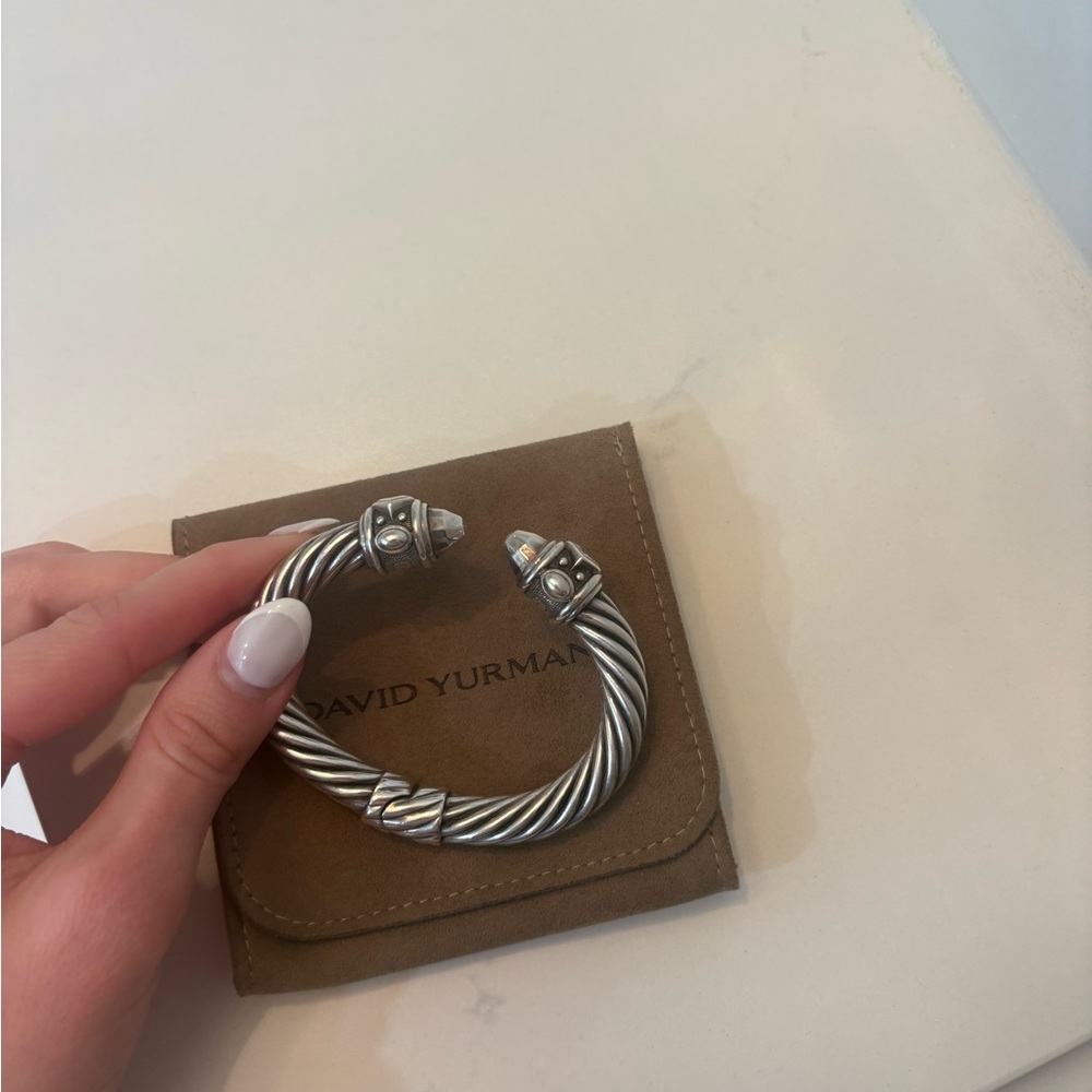 David Yurman Silver Twisted Bracelet - Picture 3 of 3